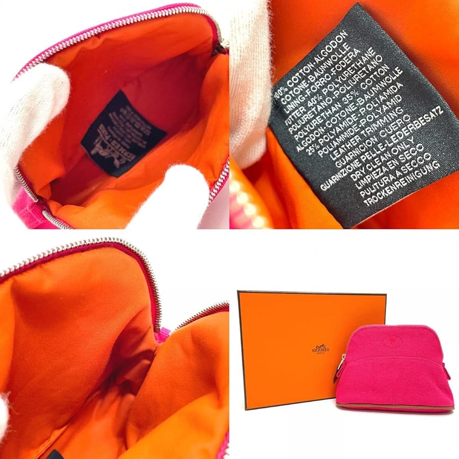 エルメス 　HERMÈS 　ボリードポーチ 　エンジ色　 コスメポーチ 楽天市場】HERMES エルメス ボリードポーチ ミニミニ Bolide